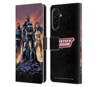 Head Case Designs Officially Licensed Justice League DC Comics Icons Trinity Comic Book Covers Leather Wallet Case Compatible With Samsung Galaxy A36 5G