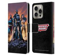 Head Case Designs Officially Licensed Justice League DC Comics Icons Trinity Comic Book Covers Leather Wallet Case Compatible With Apple iPhone 16 Pro