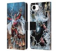 Head Case Designs Officially Licensed Justice League DC Comics Issue #1 Variant 2019 Shazam Comic Book Art Leather Wallet Case Compatible With Apple iPhone 16e