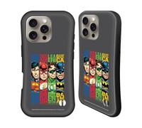 Head Case Designs Officially Licensed Justice League DC Comics JLA 2 Supreme Team Hybrid Case Compatible With Apple iPhone 16 Pro