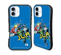 Head Case Designs Officially Licensed Justice League DC Comics JLA Supreme Team Hybrid Case Compatible With Apple iPhone 16 Plus