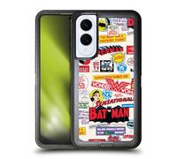 Head Case Designs Officially Licensed Justice League DC Comics Logo Pattern 90th Anniversary Ultra-Armoured Shockproof Case [Military Grade Protection] Compatible With Samsung Galaxy S25 Edge