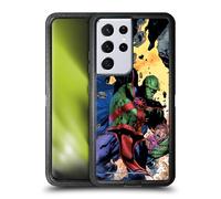 Head Case Designs Officially Licensed Justice League DC Comics Martian Manhunter Other Members Comic Art Ultra-Armoured Shockproof Case [Military Grade] Compatible With Samsung Galaxy S21 Ultra 5G