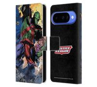 Head Case Designs Officially Licensed Justice League DC Comics Martian Manhunter Other Members Comic Art Leather Wallet Case Compatible With Google Pixel 10