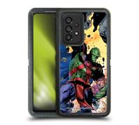 Head Case Designs Officially Licensed Justice League DC Comics Martian Manhunter Other Members Comic Art Ultra-Armoured Shockproof Case [Military Grade] Compatible With Samsung Galaxy A53 5G (2022)