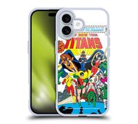 Head Case Designs Officially Licensed Justice League DC Comics New #1 Group Teen Titans Comic Art Gel Case [Military Grade Protection] Compatible with Apple iPhone 16 and Compatible with MagSafe