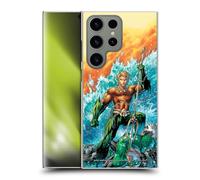 Head Case Designs Officially Licensed Justice League DC Comics New 52#4 Aquaman Comic Book Cover Hard Back Case Compatible With Samsung Galaxy S24 Ultra 5G