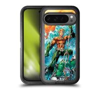 Head Case Designs Officially Licensed Justice League DC Comics New 52#4 Aquaman Comic Book Cover Ultra-Armoured Shockproof Case [Military Grade Protection] Compatible With Google Pixel 9 Pro XL