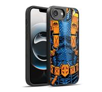 Head Case Designs Officially Licensed Justice League DC Comics New 52 Costume Deathstroke Comic Art Gel Armour Case [Military Grade Protection] Compatible With Apple iPhone 16e / iPhone 17e