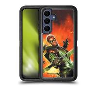Head Case Designs Officially Licensed Justice League DC Comics New 52 Vol. 1 Green Arrow Comic Art Ultra-Armoured Shockproof Case [Military Grade Protection] Compatible With Samsung Galaxy S25 FE
