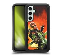 Head Case Designs Officially Licensed Justice League DC Comics New 52 Vol. 1 Green Arrow Comic Art Ultra-Armoured Shockproof Case [Military Grade Protection] Compatible With Samsung Galaxy S23 FE 5G