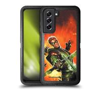 Head Case Designs Officially Licensed Justice League DC Comics New 52 Vol. 1 Green Arrow Comic Art Ultra-Armoured Shockproof Case [Military Grade Protection] Compatible With Samsung Galaxy S21 FE 5G