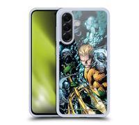 Head Case Designs Officially Licensed Justice League DC Comics New 52 Vol 7#1 Aquaman Comic Book Cover Gel Case [Military Grade Protection] Compatible With Samsung Galaxy A56 5G