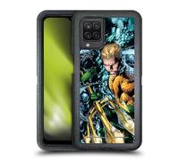 Head Case Designs Officially Licensed Justice League DC Comics New 52 Vol 7#1 Aquaman Comic Book Cover Ultra-Armoured Shockproof Case [Military Grade] Compatible With Samsung Galaxy A12 (2020)