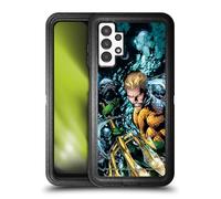 Head Case Designs Officially Licensed Justice League DC Comics New 52 Vol 7#1 Aquaman Comic Book Cover Ultra-Armoured Shockproof Case [Military Grade] Compatible With Samsung Galaxy A13 (2022)