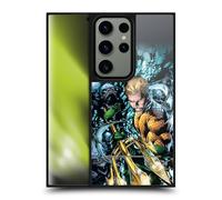 Head Case Designs Officially Licensed Justice League DC Comics New 52 Vol 7#1 Aquaman Comic Book Cover Gel Armour Case [Military Grade Protection] Compatible With Samsung Galaxy S24 Ultra 5G