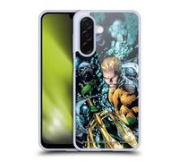 Head Case Designs Officially Licensed Justice League DC Comics New 52 Vol 7#1 Aquaman Comic Book Cover Gel Case [Military Grade Protection] Compatible With Samsung Galaxy A26 5G