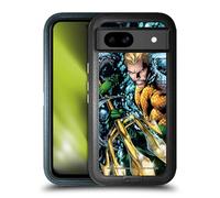 Head Case Designs Officially Licensed Justice League DC Comics New 52 Vol 7#1 Aquaman Comic Book Cover Ultra-Armoured Shockproof Case [Military Grade Protection] Compatible With Google Pixel 8a