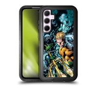 Head Case Designs Officially Licensed Justice League DC Comics New 52 Vol 7#1 Aquaman Comic Book Cover Ultra-Armoured Shockproof Case [Military Grade Protection] Compatible With Samsung Galaxy A35 5G