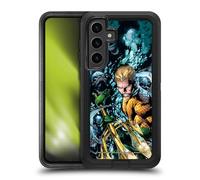 Head Case Designs Officially Licensed Justice League DC Comics New 52 Vol 7#1 Aquaman Comic Book Cover Ultra-Armoured Shockproof Case [Military Grade] Compatible With Samsung Galaxy S24+ 5G