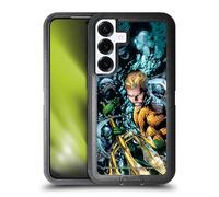 Head Case Designs Officially Licensed Justice League DC Comics New 52 Vol 7#1 Aquaman Comic Book Cover Ultra-Armoured Shockproof Case [Military Grade Protection] Compatible With Samsung Galaxy S25+