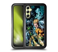 Head Case Designs Officially Licensed Justice League DC Comics New 52 Vol 7#1 Aquaman Comic Book Cover Ultra-Armoured Shockproof Case [Military Grade Protection] Compatible With Samsung Galaxy A34 5G