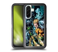 Head Case Designs Officially Licensed Justice League DC Comics New 52 Vol 7#1 Aquaman Comic Book Cover Ultra-Armoured Shockproof Case [Military Grade Protection] Compatible With Samsung Galaxy A36 5G