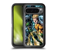 Head Case Designs Officially Licensed Justice League DC Comics New 52 Vol 7#1 Aquaman Comic Book Cover Ultra-Armoured Shockproof Case [Military Grade Protection] Compatible With Google Pixel 9 Pro XL