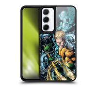 Head Case Designs Officially Licensed Justice League DC Comics New 52 Vol 7#1 Aquaman Comic Book Cover Gel Armour Case [Military Grade Protection] Compatible With Samsung Galaxy A55 5G