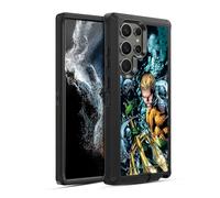 Head Case Designs Officially Licensed Justice League DC Comics New 52 Vol 7#1 Aquaman Comic Book Cover Ultra-Armoured Shockproof Case [Military Grade] Compatible With Samsung Galaxy S22 Ultra 5G