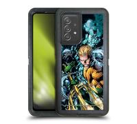 Head Case Designs Officially Licensed Justice League DC Comics New 52 Vol 7#1 Aquaman Comic Book Cover Ultra-Armoured Shockproof Case [Military Grade] Compatible With Galaxy A52 / A52s / 5G (2021)