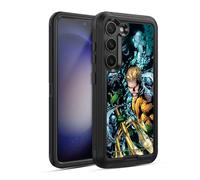 Head Case Designs Officially Licensed Justice League DC Comics New 52 Vol 7#1 Aquaman Comic Book Cover Ultra-Armoured Shockproof Case [Military Grade Protection] Compatible With Samsung Galaxy S23 5G