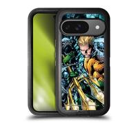 Head Case Designs Officially Licensed Justice League DC Comics New 52 Vol 7#1 Aquaman Comic Book Cover Ultra-Armoured Shockproof Case [Military Grade] Compatible With Google Pixel 9 / Pixel 9 Pro