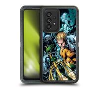 Head Case Designs Officially Licensed Justice League DC Comics New 52 Vol 7#1 Aquaman Comic Book Cover Ultra-Armoured Shockproof Case [Military Grade] Compatible With Samsung Galaxy A53 5G (2022)