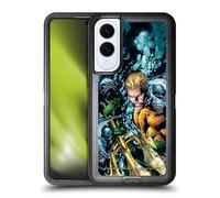 Head Case Designs Officially Licensed Justice League DC Comics New 52 Vol 7#1 Aquaman Comic Book Cover Ultra-Armoured Shockproof Case [Military Grade] Compatible With Samsung Galaxy S25 Edge