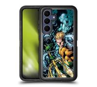 Head Case Designs Officially Licensed Justice League DC Comics New 52 Vol 7#1 Aquaman Comic Book Cover Ultra-Armoured Shockproof Case [Military Grade Protection] Compatible With Samsung Galaxy S25 FE