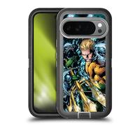 Head Case Designs Officially Licensed Justice League DC Comics New 52 Vol 7#1 Aquaman Comic Book Cover Ultra-Armoured Shockproof Case [Military Grade Protection] Compatible With Google Pixel 10