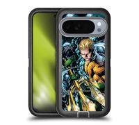 Head Case Designs Officially Licensed Justice League DC Comics New 52 Vol 7#1 Aquaman Comic Book Cover Ultra-Armoured Shockproof Case [Military Grade] Compatible With Google Pixel 10 Pro XL