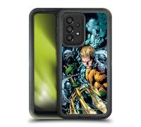 Head Case Designs Officially Licensed Justice League DC Comics New 52 Vol 7#1 Aquaman Comic Book Cover Ultra-Armoured Shockproof Case [Military Grade Protection] Compatible With Galaxy A33 5G (2022)