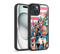Head Case Designs Officially Licensed Justice League DC Comics Of America #1 Comic Book Covers Gel Armour Case [Military Grade Protection] Compatible With Apple iPhone 15