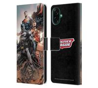 Head Case Designs Officially Licensed Justice League DC Comics Rebirth Trinity #1 Comic Book Covers Leather Wallet Case Compatible With Samsung Galaxy A07
