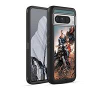 Head Case Designs Officially Licensed Justice League DC Comics Rebirth Trinity #1 Comic Book Covers Ultra-Armoured Shockproof Case [Military Grade Protection] Compatible With Google Pixel 8 Pro