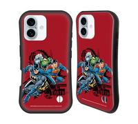 Head Case Designs Officially Licensed Justice League DC Comics Red Supreme Team Hybrid Case Compatible With Apple iPhone 16