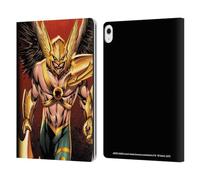 Head Case Designs Officially Licensed Justice League DC Comics Savage Hawkman Comic Art Leather Wallet Case Compatible With Apple iPad Air 13 2024/2025