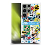 Head Case Designs Officially Licensed Justice League DC Comics Sticker Collage 90th Anniversary Hard Back Case Compatible With Samsung Galaxy S24 Ultra 5G