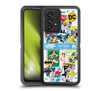 Head Case Designs Officially Licensed Justice League DC Comics Sticker Collage 90th Anniversary Ultra-Armoured Shockproof Case [Military Grade Protection] Compatible With Samsung Galaxy A53 5G (2022)