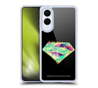 Head Case Designs Officially Licensed Justice League DC Comics Superman Dark Electric Pop Icons Gel Case [Military Grade Protection] Compatible With Samsung Galaxy S25 Edge