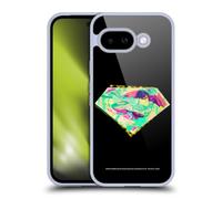 Head Case Designs Officially Licensed Justice League DC Comics Superman Dark Electric Pop Icons Gel Case [Military Grade Protection] Compatible With Google Pixel 9A