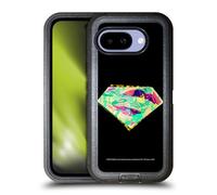 Head Case Designs Officially Licensed Justice League DC Comics Superman Dark Electric Pop Icons Ultra-Armoured Shockproof Case [Military Grade Protection] Compatible With Google Pixel 9A