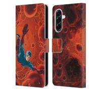 Head Case Designs Officially Licensed Justice League DC Comics The Atom Other Members Comic Art Leather Wallet Case Compatible With Samsung Galaxy A56 5G